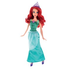 Boneca Princesas Disney Brilho Mágico Ariel Mattel