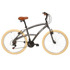 Bicicleta Mood 21 Marchas Aro 26 Suspensão Dianteira Freio V-Brake 500 Confort Masculina