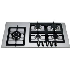 Cooktop Criss Air 5 Bocas Acendimento Automático Acabamento Inox CCB 102