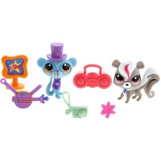 Boneca Littlest Pet Shop Cenário ShowTime Friends A1351/A6268 Hasbro