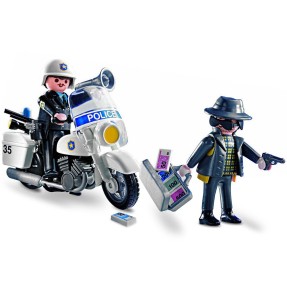 Boneco Polícia e Ladrão Playmobil Polícia 5891 - Sunny