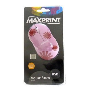Mouse Óptico USB 60752-1 - Maxprint