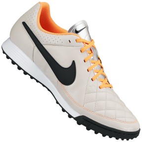 Chuteira Society Nike Tiempo Gênio Leather TF Adulto