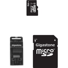 Cartão de Memória Micro SDHC-I com Adaptador Gigastone Elite UHS-1 Classe 10 8 GB GS-1C1008G-R