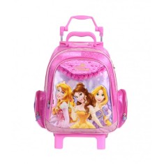 Mochila com Rodinhas Escolar Dermiwil Princesas G 60386