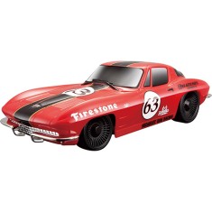 Carrinho de Controle Remoto Maisto Chevy Corvette 1963 1:24