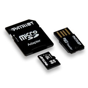 Cartão de Memória Micro SDXC-I com Adaptador Patriot LX 64 GB PSF64GMCSXC10UK