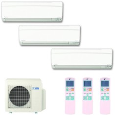 Ar Condicionado Multi Split Daikin 18000 BTUs Inverter Controle Remoto Quente/Frio FTXS25KVW / 3MXS52KVM