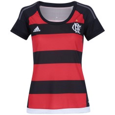 Camisa Jogo Feminina Flamengo I 2015 sem número Adidas