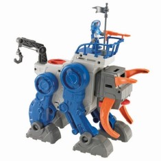 Boneco Imaginext Transporte Ataque Cósmico Guerreiro Alfa - Mattel