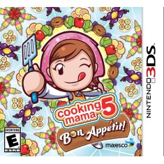 Jogo Cooking Mama 5: Bon Appétit! Majesco Entertainment Nintendo 3DS