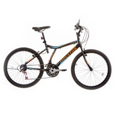 Bicicleta Houston 21 Marchas Aro 24 Freio V-Brake Atlantis Land 2015