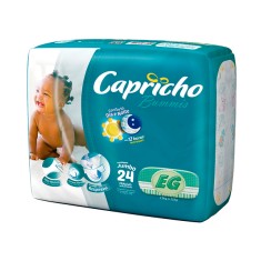 Fralda Capricho Bummis Tamanho XG Jumbo 24 Unidades Peso Indicado 13 - 15kg