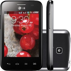 Smartphone LG Optimus L3 II Dual E435 Câmera 3,0 MP 2 Chips 4GB Android 4.1 (Jelly Bean) Wi-Fi 3G