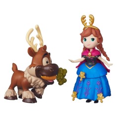Boneca Frozen Anna e Sven Hasbro