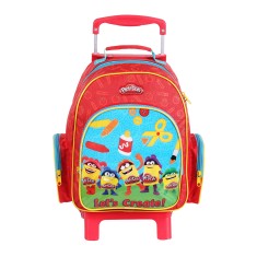 Mochila com Rodinhas Escolar Dermiwil 20 Litros Play Doh 48794