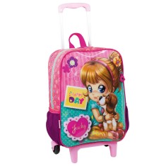 Mochila com Rodinhas Escolar Sestini Judy 16M G 63881