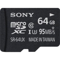 Cartão de Memória Micro SDXC com Adaptador Sony 64 GB SR-64UX