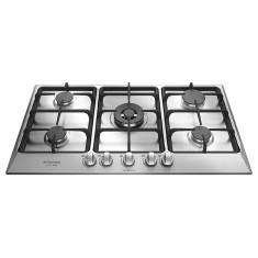 Cooktop Electrolux 5 Bocas Acendimento Superautomático Acabamento Inox GF90X