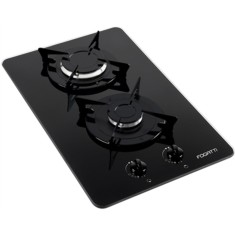 Cooktop Fogatti 2 Bocas Acendimento Superautomático V200 Esmaltado