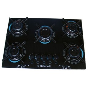 Cooktop Safanelli 5 Bocas Acendimento Superautomático FC5PT